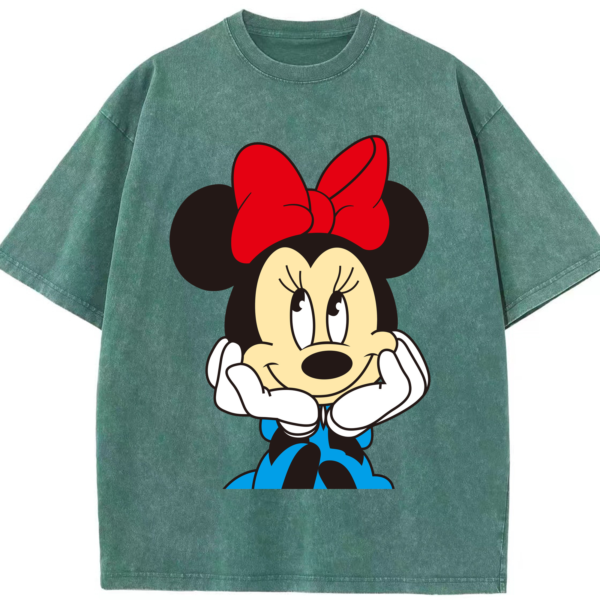 ミッキーマウス Mickey Mouse 綿100% ヴィンテージ風 半袖Tシャツ（フロントプリント）